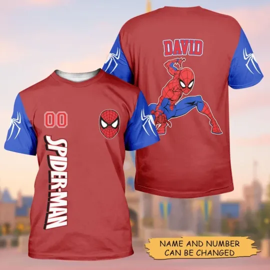 Discover Personalized Spiderman 3D T-Shirt Hoodie Fan Gift