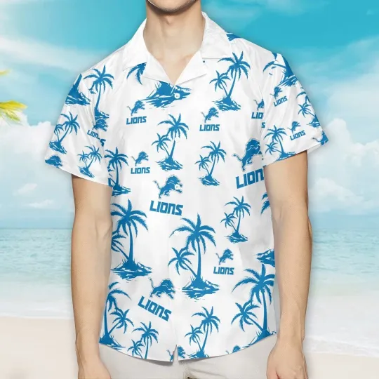Discover Detroit Football Team Lionss Summer Hawaiian Shirt AZHWS365