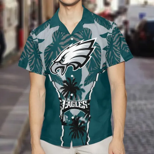 Discover Philadelphia Football Team Eagless Summer Hawaiian Shirt 98HWS192