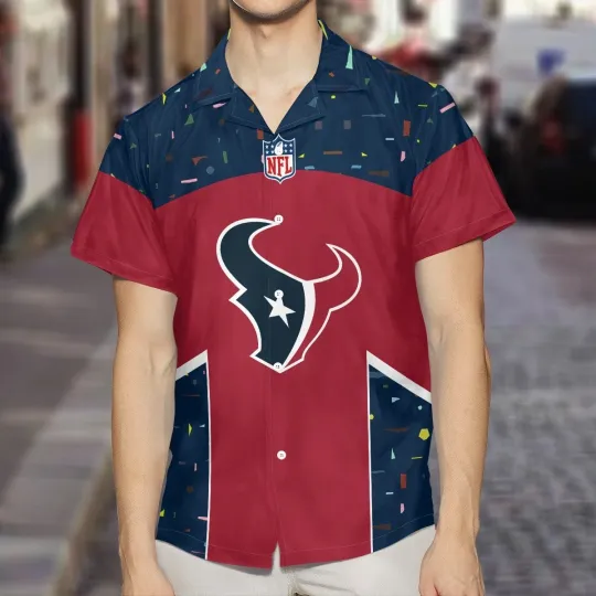 Discover Houston Football Team Texanss Summer Hawaiian Shirt AZHWS361