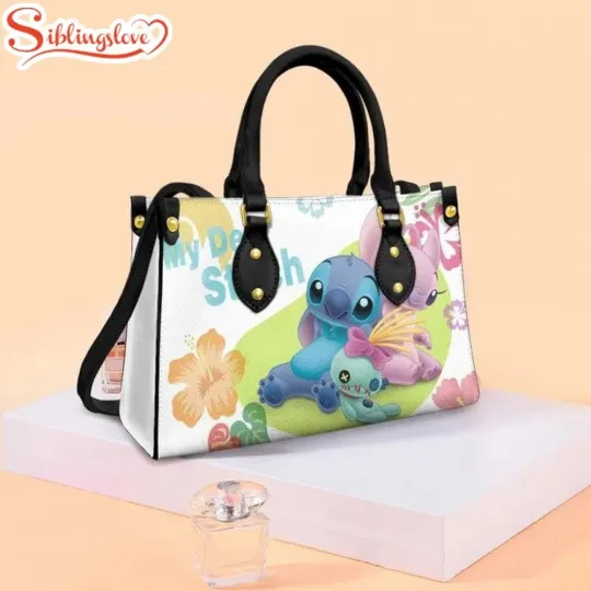 Discover My Dear Stitch Leather Handbag