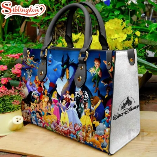 Discover Disney Character Women Leather Handbag Cartoon Bag
