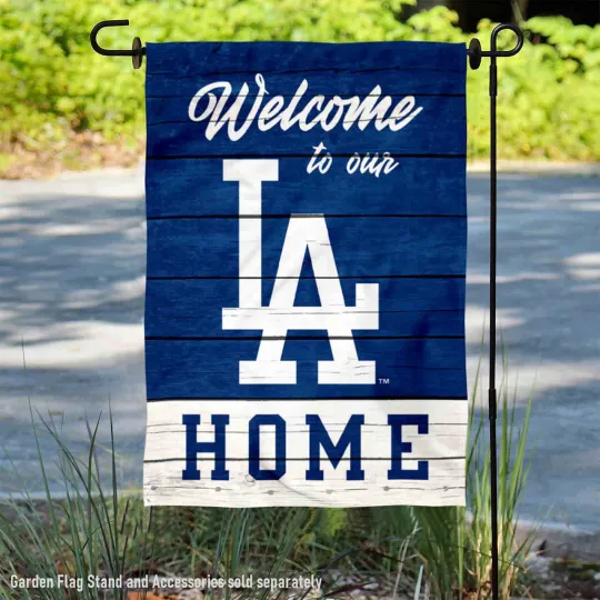 Los Angeles Dodgers Welcome To Our Home Flag Graden Flag
