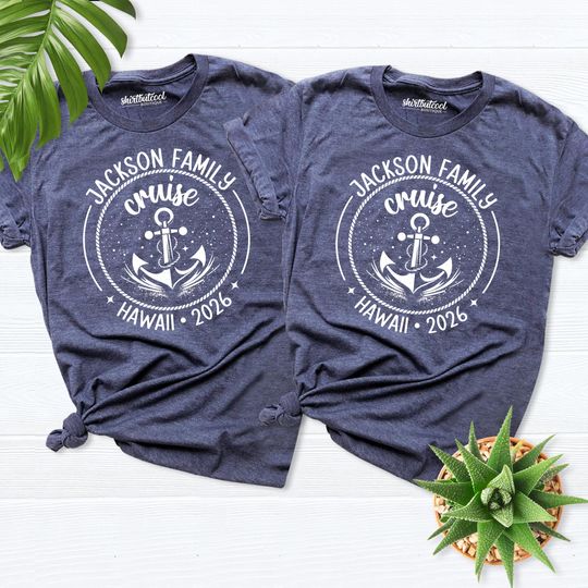 Discover Custom family Cruise vacation 2026 Shirt,Cruising Matching Family Shirt,Cruise Squad family Shirt, Family Vacation Shirt, Group Cruise Shirt
