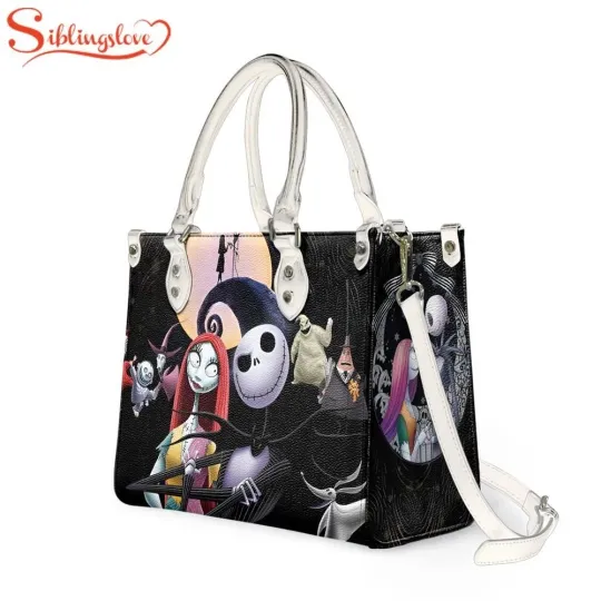 Nightmare Before Christmas Jack Skellington Leather Handbag