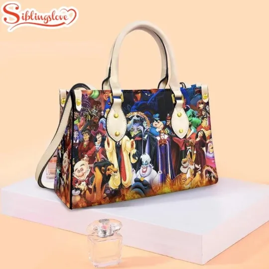 Discover Disney Cartoon Leather Handbag