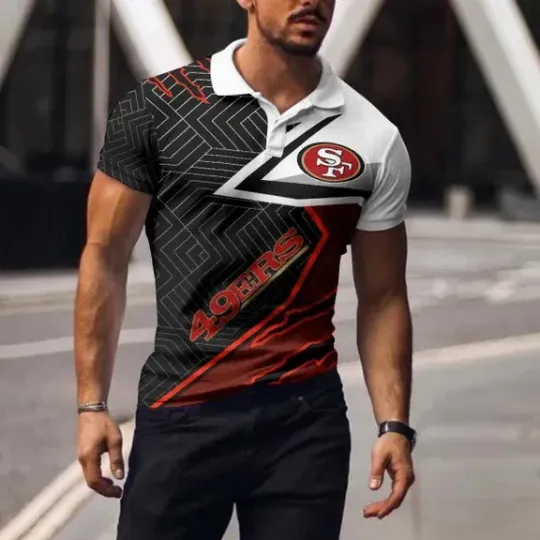 Discover San Francisco Football Team 49erss Polo T-shirt BGPLS070, Unisex Adults, S-5XL