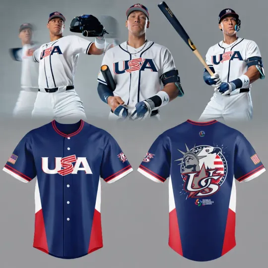 Discover USA Team 2026 World Baseball Classic 250 Years Of United State Baseball Jersey