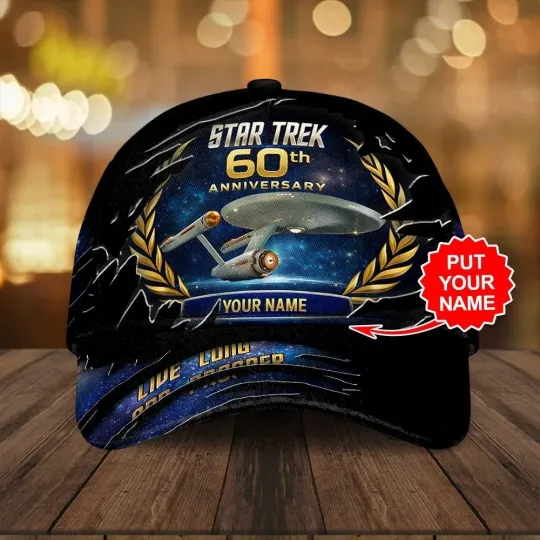 Discover Personalized startrek2020 60th Anniversary 2026 Classic Cap