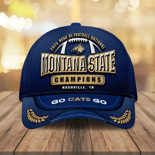 Discover Montana Bobcats Football 2025 National Champions Classic Cap