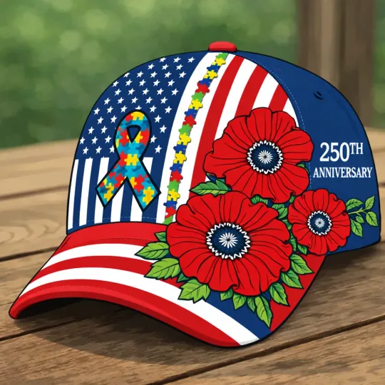 Discover Celebrate 250 years of the USA Classic Cap - Print Hat, One Size