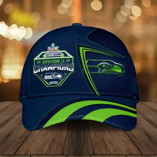 Discover Seahawks 2025 Super LX Champions Classic Cap