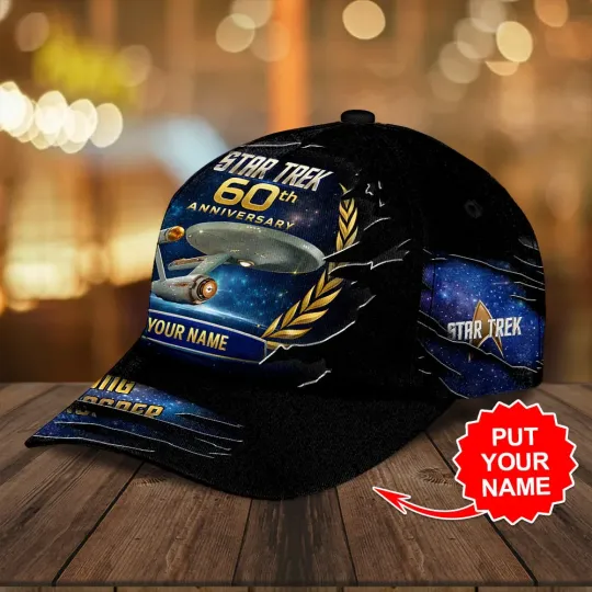 Discover Personalized startrek2020 60th Anniversary 2026 Classic Cap