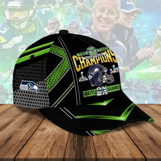 Seahawks 2025 SBowl LX Champions Classic Cap