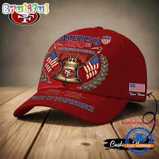 49ers 1776-2026 Years Of Independence Classic Cap