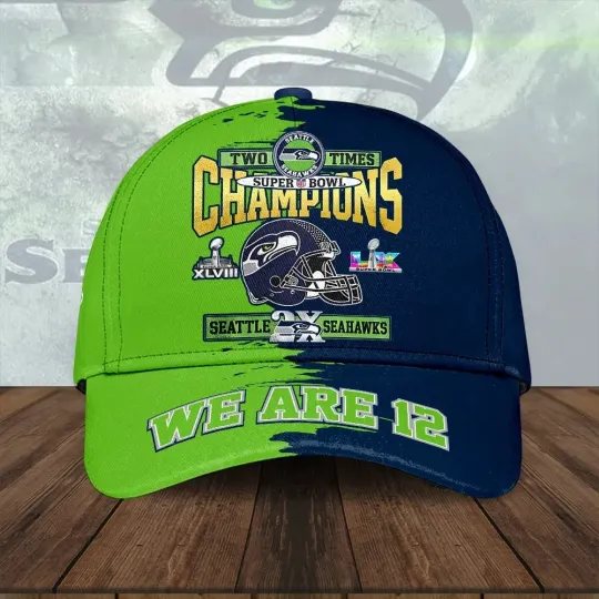 Discover Seahawks LX Champions Classic Cap