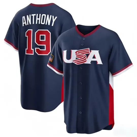 HOT NEW ITEM! Anthony #19 Team USA World Baseball Classic 2026 Home Jersey
