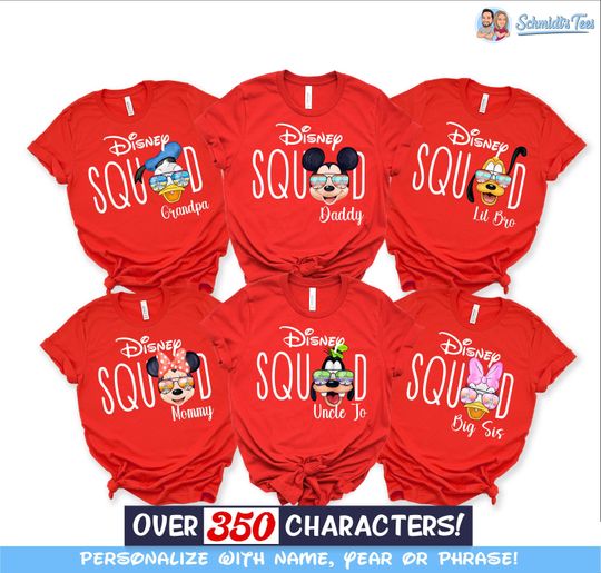 Discover Disney Family Shirt, Personalized Gift, Disney Trip Shirt, Valentines Day Gift, Disneyworld Squad Shirts, Gifts For Kids, Group Shirts