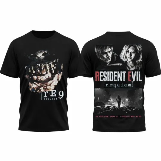 Discover Resident Evil TShirt Survival Horror Game All Over Shirt