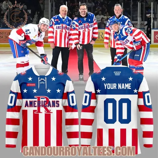 Personalized Rochester Americans The Return Of An Icon 1990’s Lace Hockey Shirt