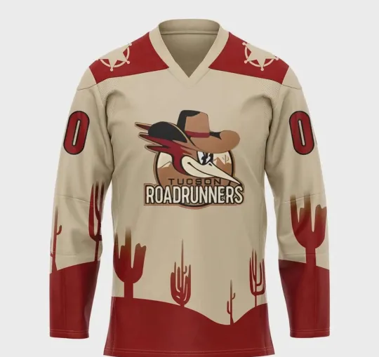 Discover Personalized Tucson Roadrunners x Country Night 2026 Hockey Shirt All Printed