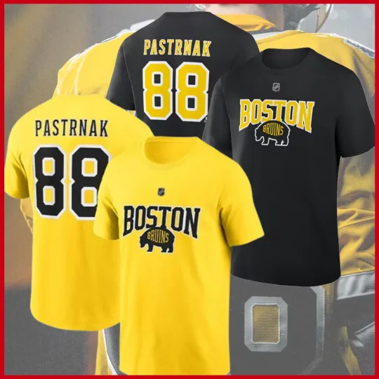David Pastrnak Boston Bruins 2026 NHL Stadium Series Name & Number T-shirt