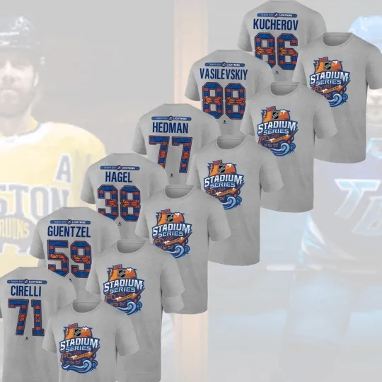 Discover HOT - Tampa Bay Lightning 2026 NHL Stadium Series All Player Name & Number Fans