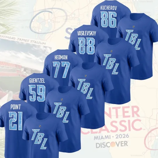 Discover Tampa Bay Lightning 2026 NHL Stadium Series Player: Kucherov, Guentzel, Hedman
