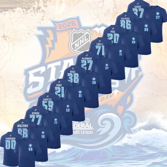 Discover NEW SALE! Tampa Bay Lightning 2026 Stadium Series Name & Number For Fans