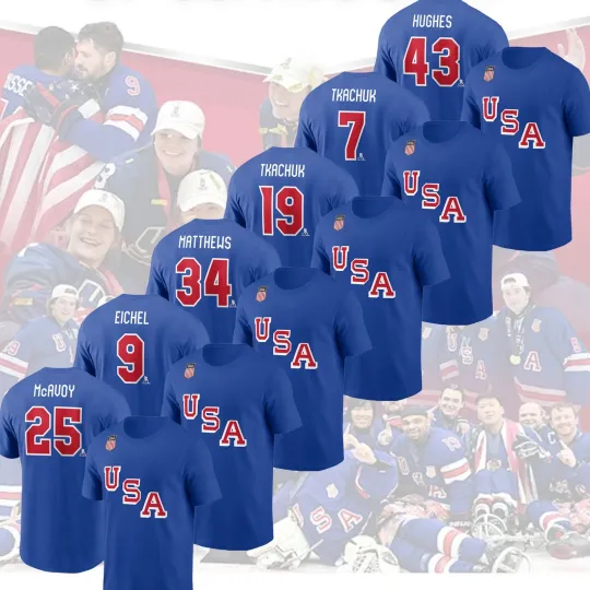 Discover NEW SALE! Royal's US Hockey 2026 Player Name & Number Gift For Fans