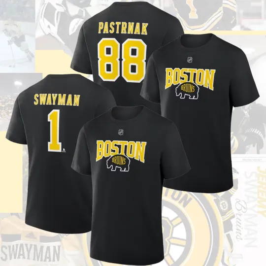 Boston Bruins 2026 Stadium Series Name & Number Players Unisex Gifts For Fans