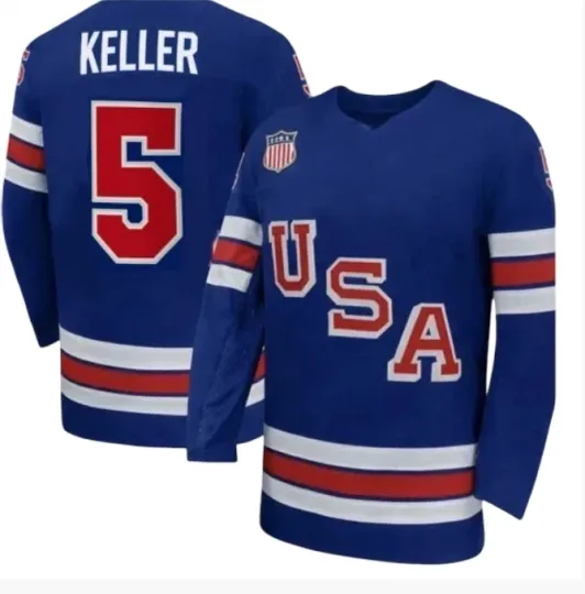 Discover Pullover Megan Keller Team USA Winter Printed Hockey Jersey