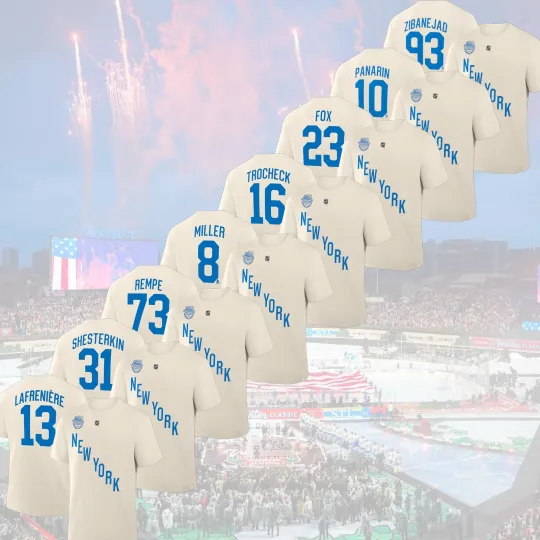 Discover NEW HOT! New York Rangers 2026 Winter Classic Player Name & Number For Fans