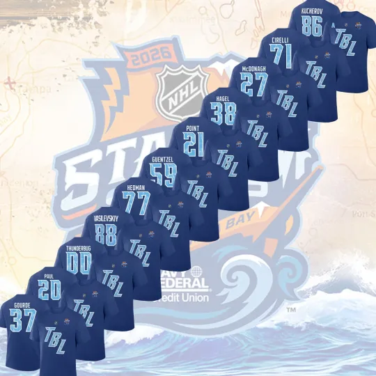 Discover NEW HOT! Tampa Bay Lightning 2026 Stadium Series Name & Number For Fans