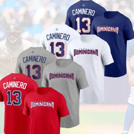 Discover Junior Caminero #13 Dominican Republic Team 2026 World Baseball Classic Fans