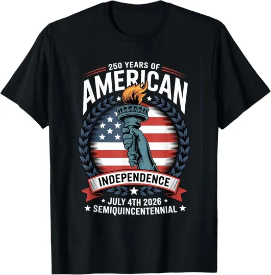 Discover 250 Years America Anniversary 250th Independence Day T-Shirt