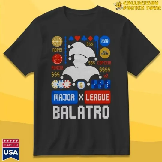 Discover Major League Balatro Graphic 2026 Unisex T-shirt