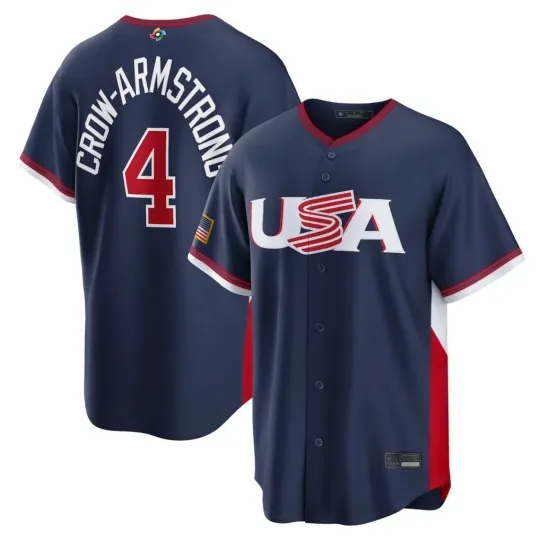 Discover New Men's USA Tarik Skubal Navy 2026 World Baseball Classic Jersey
