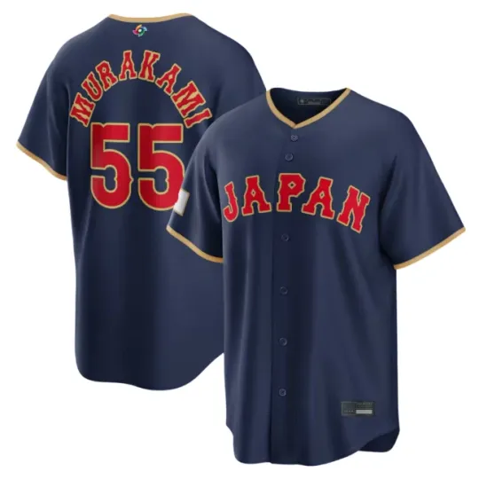 Men's Japen Munetaka Murakami Navy 2026 World Baseball Classic Jersey