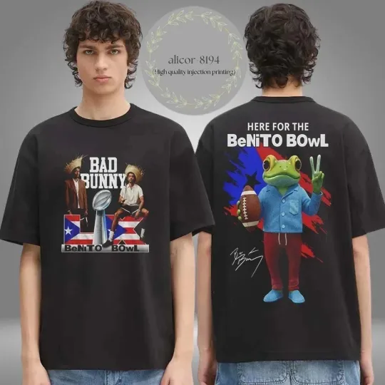 Discover Super Bowl 2026 Double Sided T-Shirt