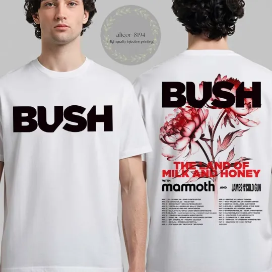 Discover Bush Spring 2026 North America Schedule Two Sided T-Shirt