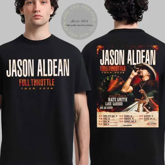 Jason Aldean Full Throttle Tour 2024 North America T-Shirt