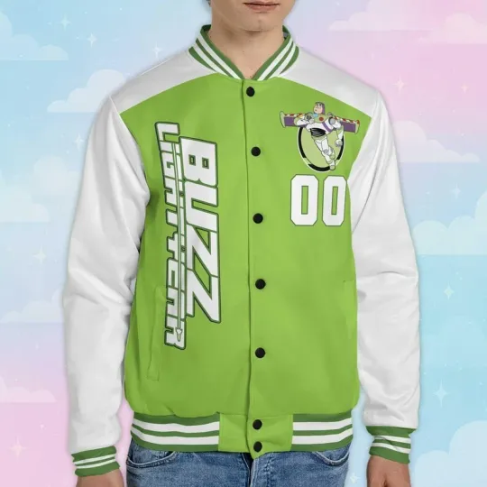 Personalized Buzz Light Year To Infinity And Beyond Toy Story Baseball Jacket