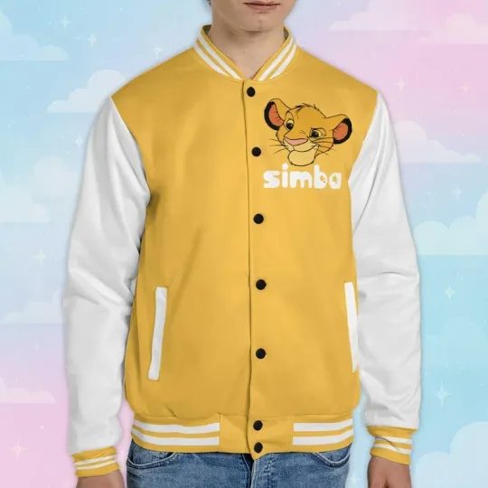 Personalized Simba Emotions Simba Moods The Lion King Fan Gift Baseball Jacket