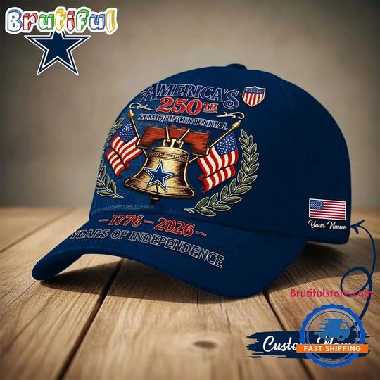 Dallas Cowboys football 1776-2026 Years Of Independence Classic Cap