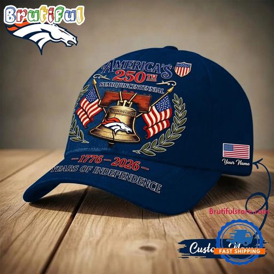 Denver Broncos football 1776-2026 Years Of Independence Classic Cap