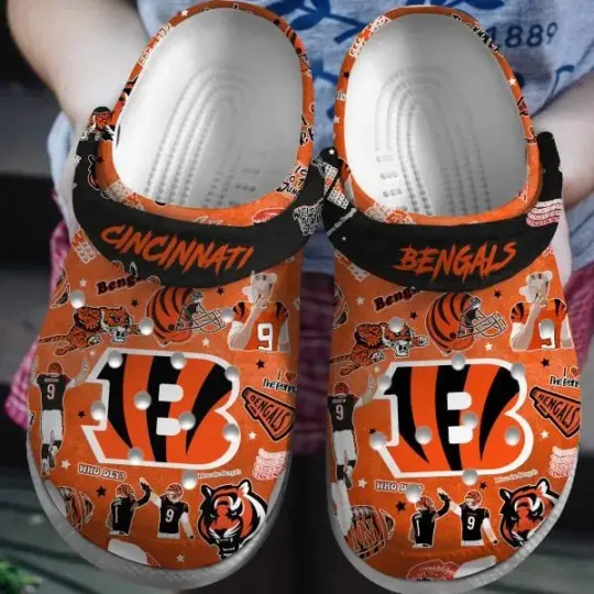 Cincinnati Bengals Clogs Shoes