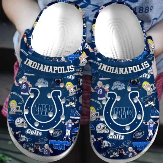 Discover Indianapolis Colts Clogs Shoes