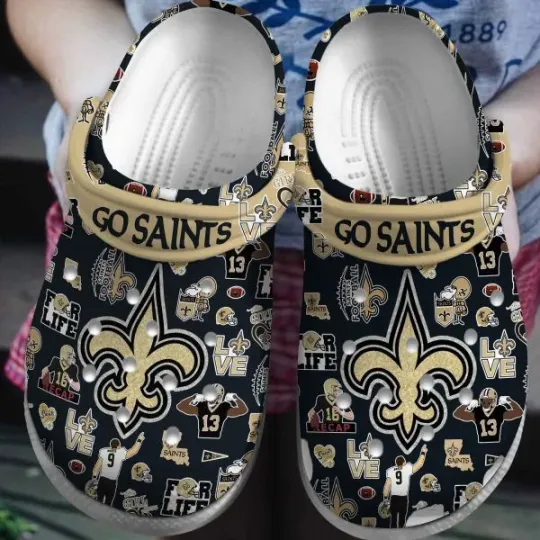 New Orleans Saints Clogs Shoes