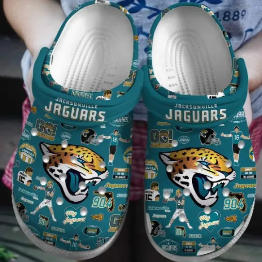 Jacksonville Jaguars Clogs Shoes